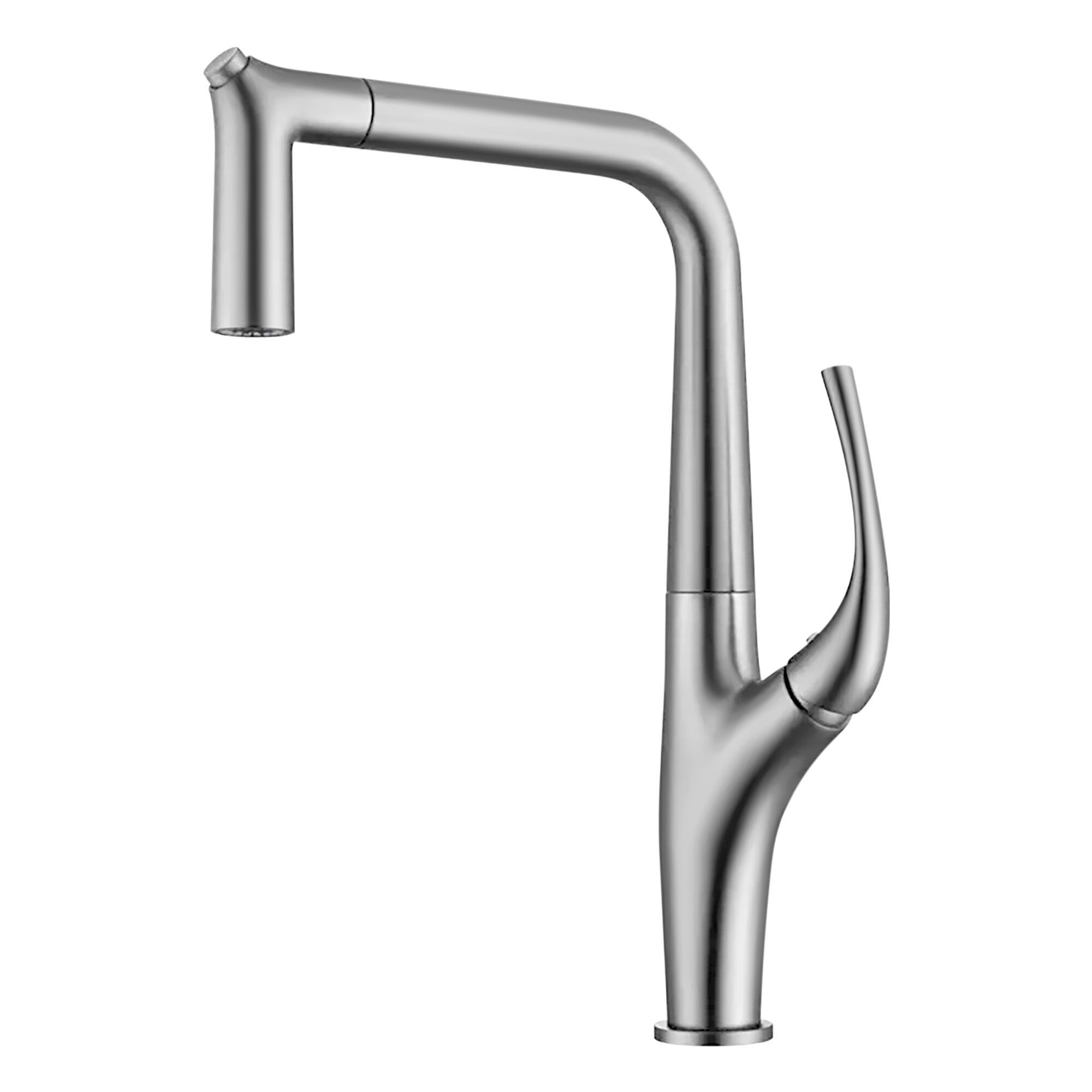 Смеситель для кухни на одно отверстие с выдвижным ручным душем Fontana Showers ANORA ARCH-00091165 - Вид №2