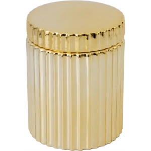 Контейнер для ватных дисков Vidage Linea d Oro цвет золотой