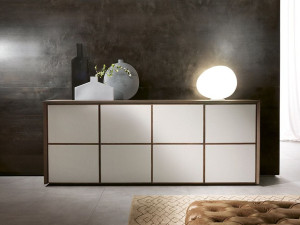 Шкаф из цельного дерева и Cimento