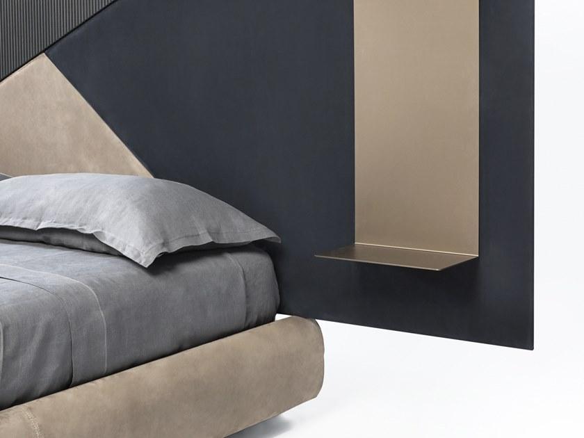 Shake Кровать двуспальная в коже с высоким изголовьем Ego sun-id-1485098 - Вид №2