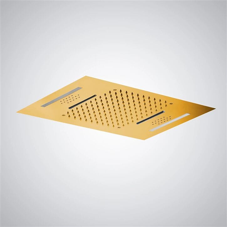 Светодиодная потолочная душевая головка из нержавеющей стали Fontana Showers Luxe Fontaine ARCH-00020047 - Вид №8