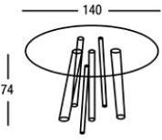 Marac Круглый обеденный стол из мрамора Naoki sun-id-1379684 - Вид №2