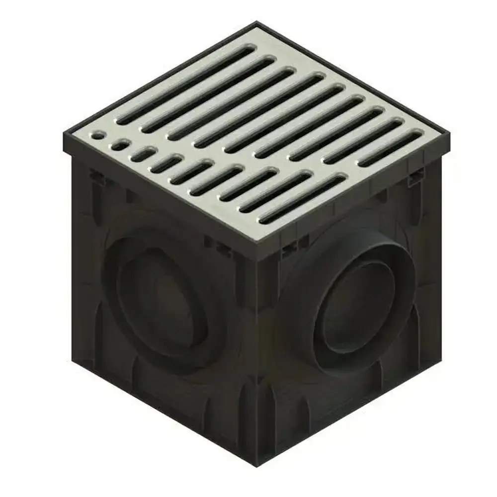 Решетка стальная оцинкованная к дождеприемнику Standartpark Polymax Basic STLM-2069493 - Вид №1