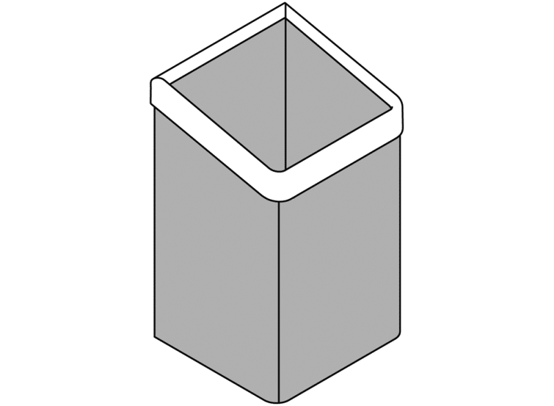 477.05.20012 корзина для бумажных полотенец HEWI Serie 477/801  - Вид №9