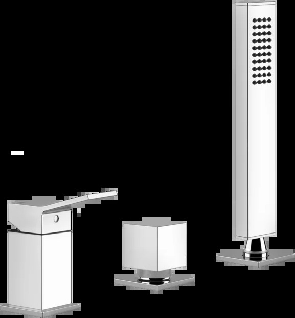 Смеситель для ванны 53043 031 Gessi Rettangolo k ХРОМ