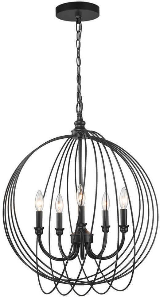 TL1185H-05BK Подвесная люстра Toplight Dina