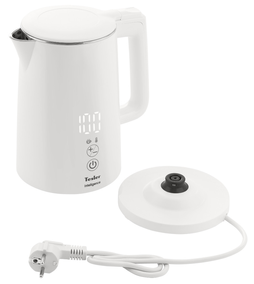 9054310 Электрочайник Tesler KT-1520 белый STDN-0118915 - Вид №1