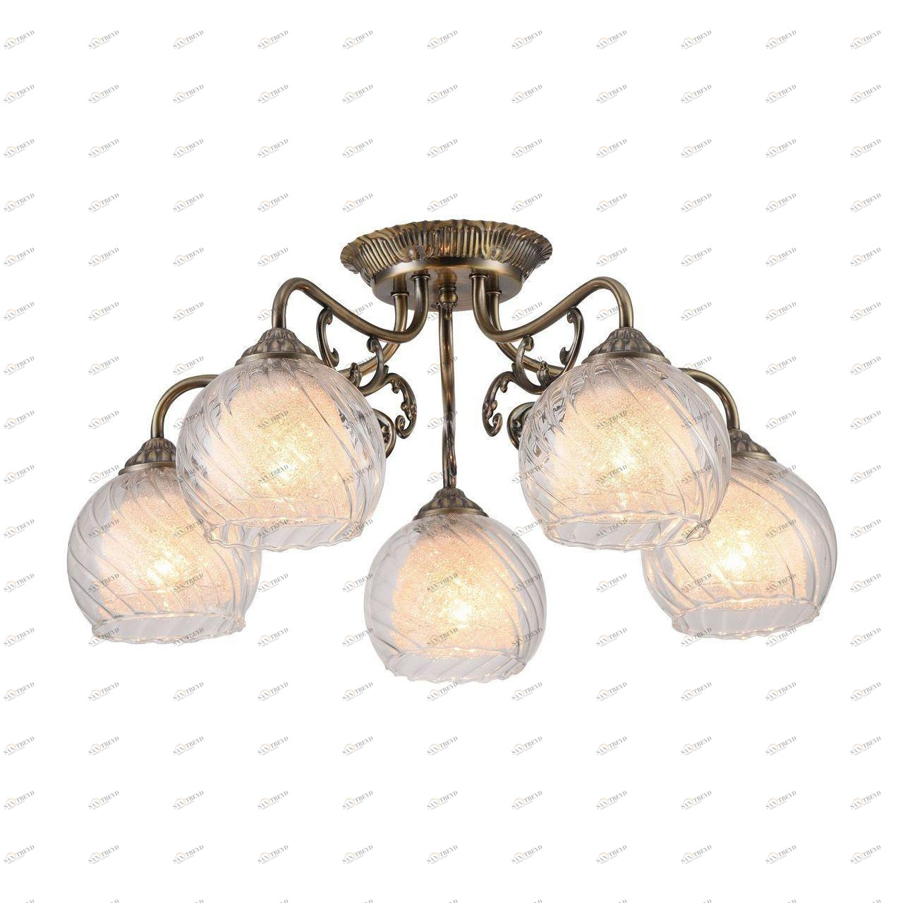 Потолочная люстра Arte Lamp A7062PL-5AB ARTE LAMP ДИЗАЙНЕРСКИЕ 184499 Бронза 