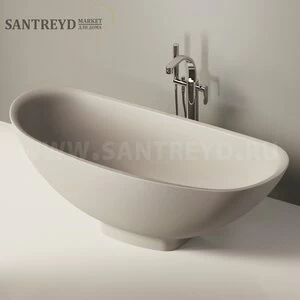 Ванна свободностоящая IO e SI серая