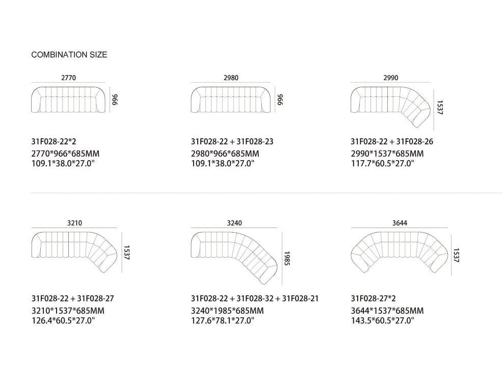 Кожаный изогнутый диван HC28 maison SKYLAR ARCH-00146276 - Вид №9