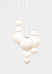 Стеклянный светодиодный подвесной светильник