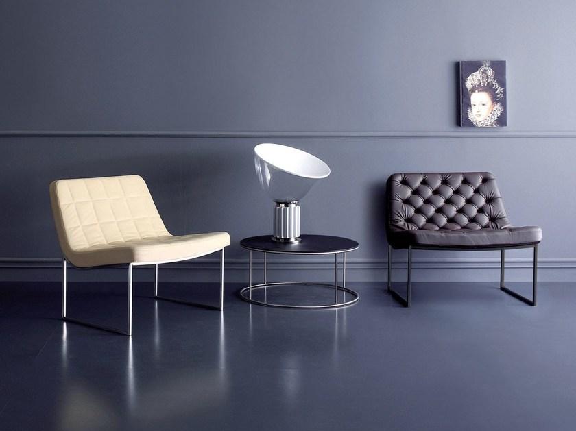 arflex Стеганое кресло-санки, обитое кожей sun-id-1452472 - Вид №2