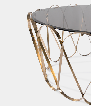 0-072 Золотой центральный стол Водолей Boca Do Lobo  - Вид №13