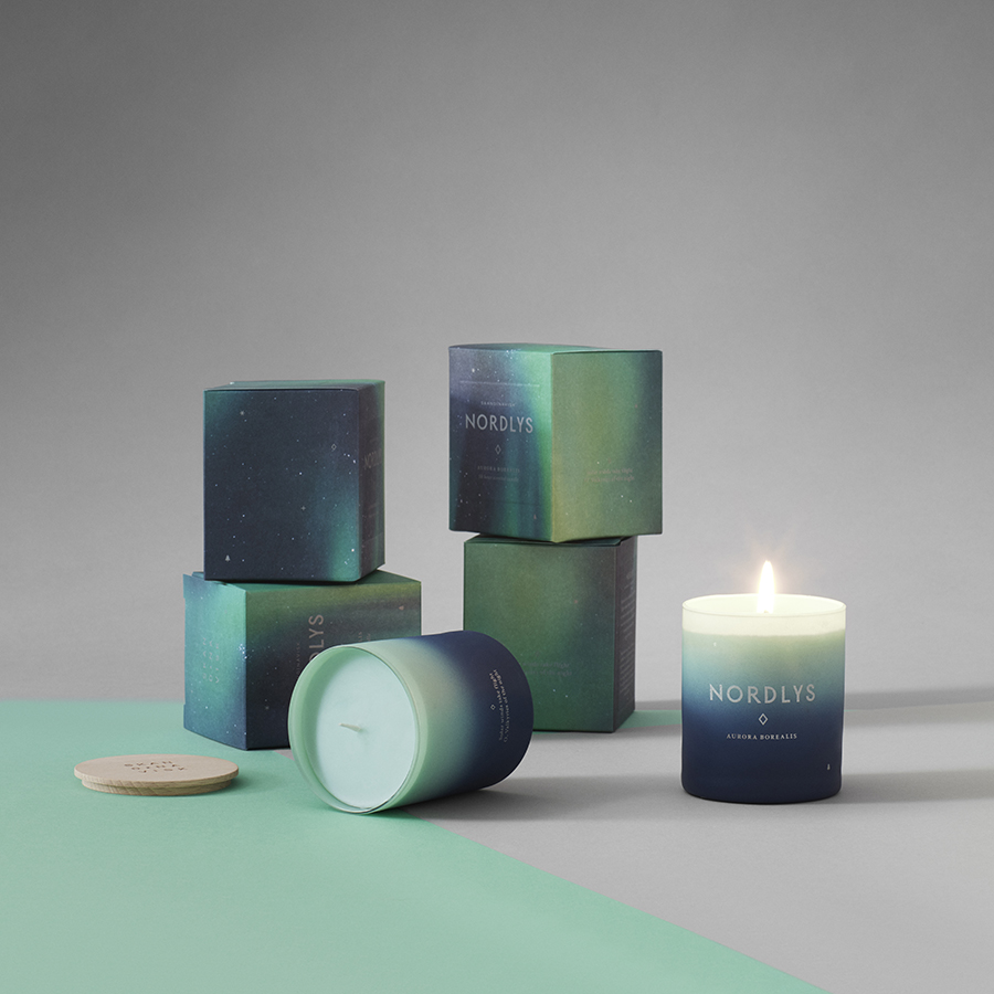 Свеча ароматическая NORDLYS с крышкой, 55 г S K A N D I N A V I S K SK1326 - Вид №2