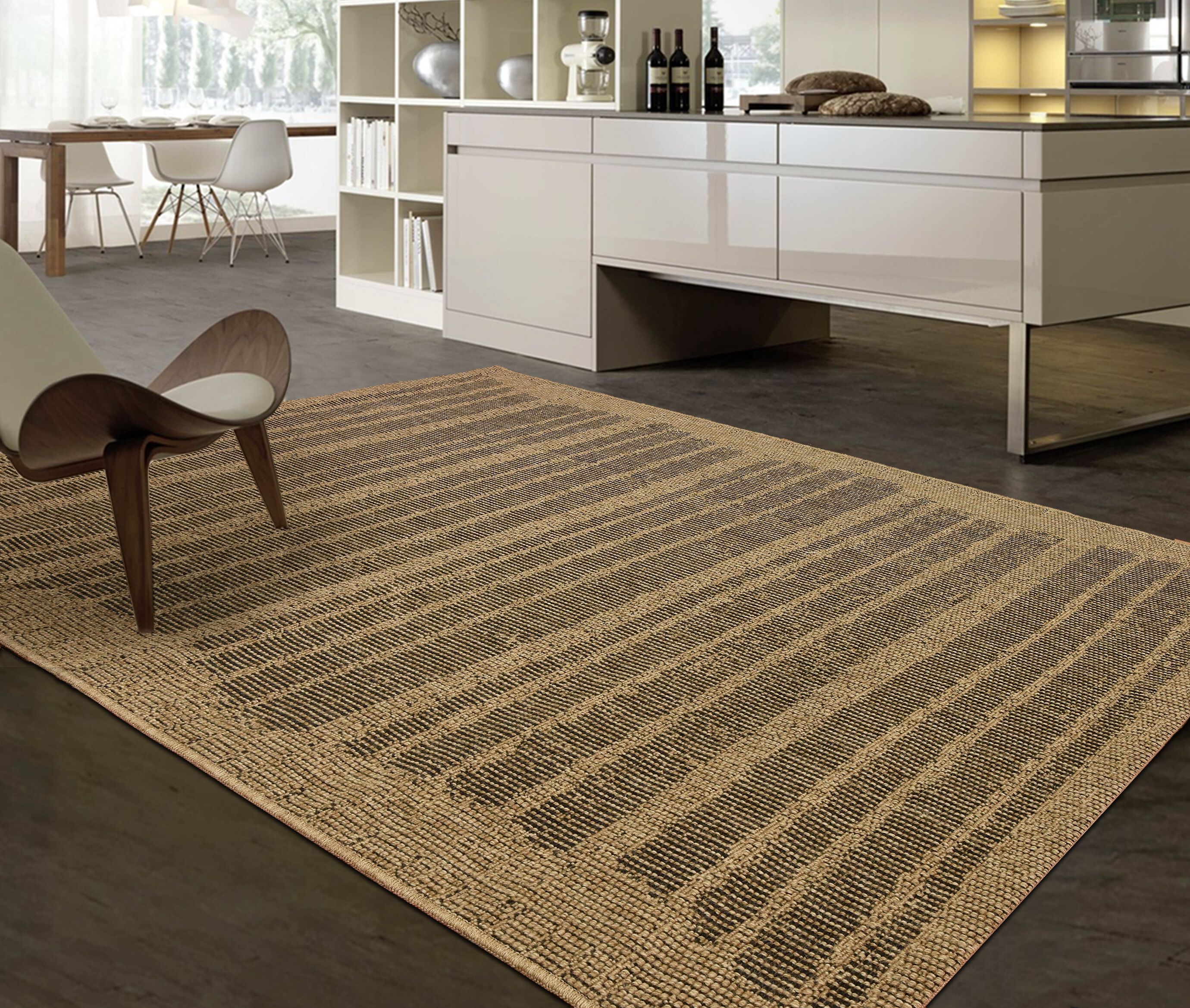 Напольный прямоугольный ковер с рисунком Ademi Outdoor ARCH-00085906 - Вид №4