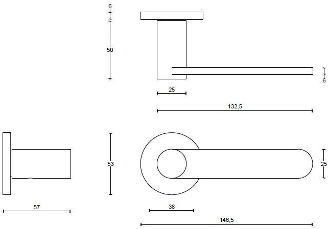 Formani Ручка из нержавеющей стали с атласной отделкой на розах Tense Bb103 - bb103-g - Вид №5