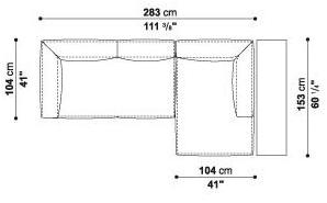 B&B Italia Секционный угловой диван в коже Michel sun-id-1423075 - Вид №8