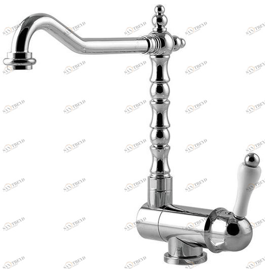 Rubinetteria Giulini Смеситель для кухни, однорычажный, с поворотным изливом Harmony - harmony crystal 9530