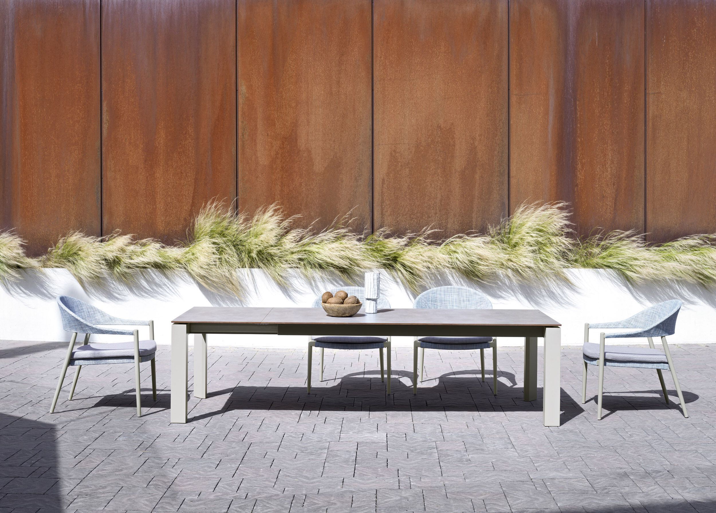 Алюминиевый выдвижной садовый стол с порошковым покрытием Varaschin дольмен ARCH-00102165 - Вид №2