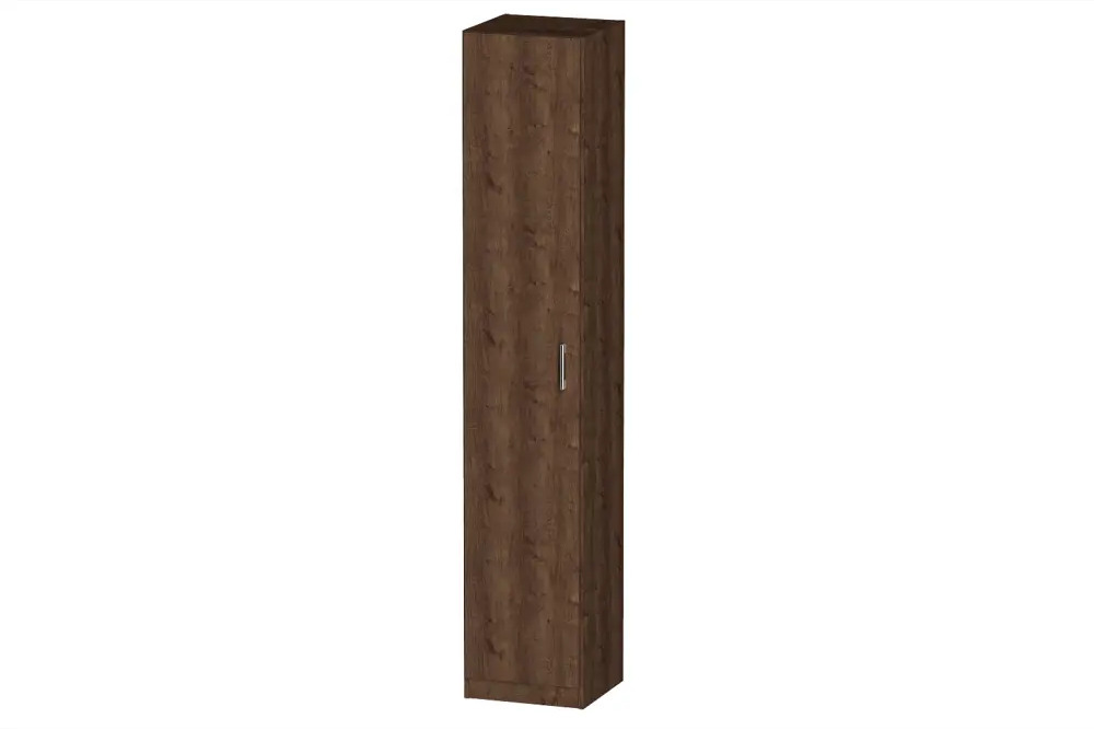 91368655 Шкаф распашной Furnistyle 40x215x40 см ЛДСП цвет дуб коричневый табак STLM-1092930