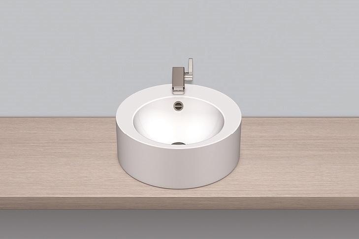 3008000401 Надставная раковина, ab.k450h.2, белая, противомикробное Alape серия K 