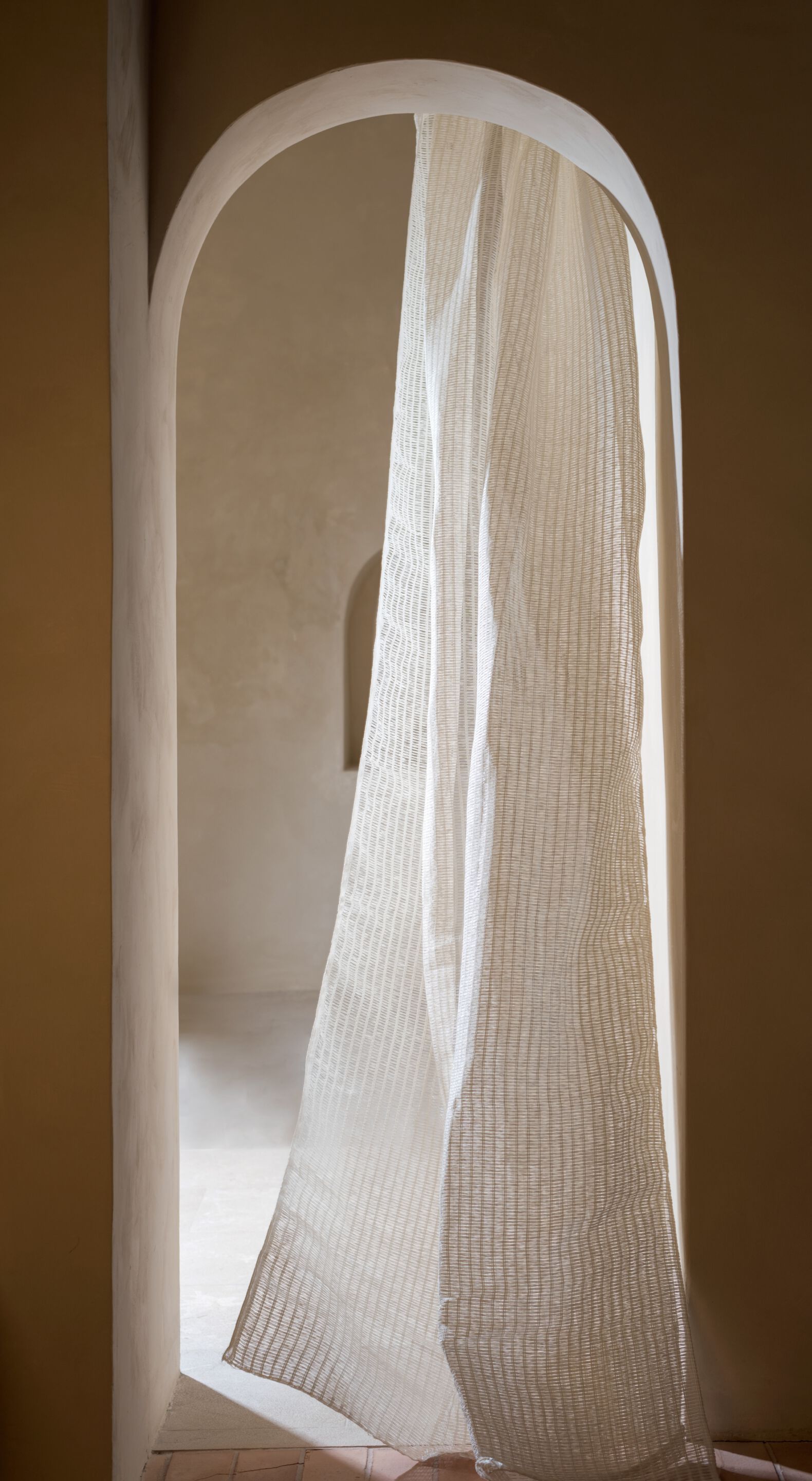 Льняная и бумажная хлопчатобумажная ткань Élitis Éphémère ARCH-00047883 - Вид №2