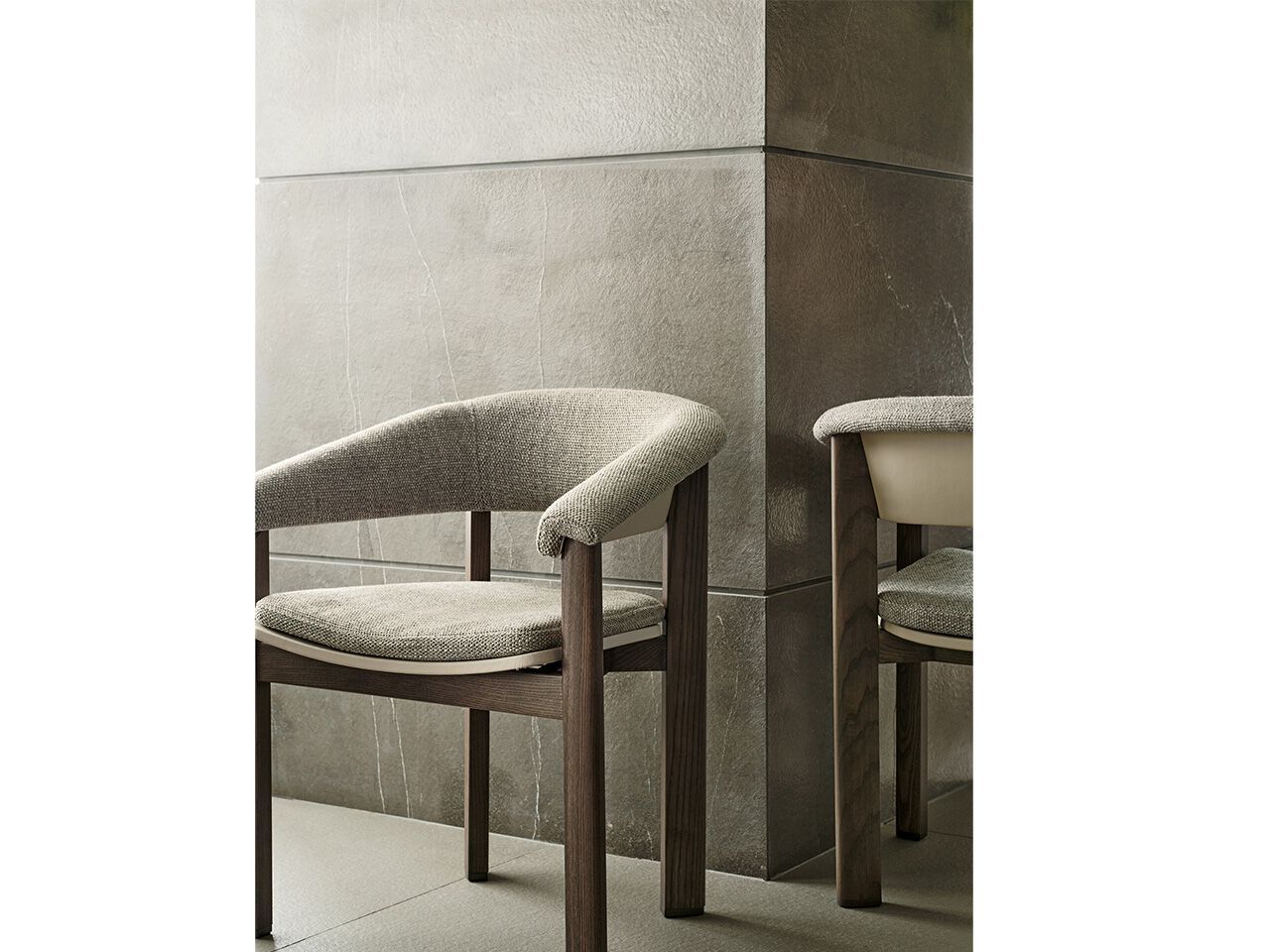 Стул грецкого ореха с подлокотниками Turri LYNN ARCH-00103913 - Вид №3