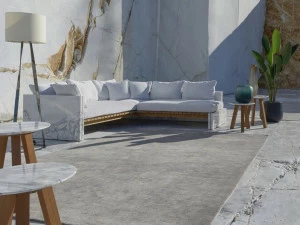 FranchiUmbertoMarmi Угловой диван из мрамора Bettogli