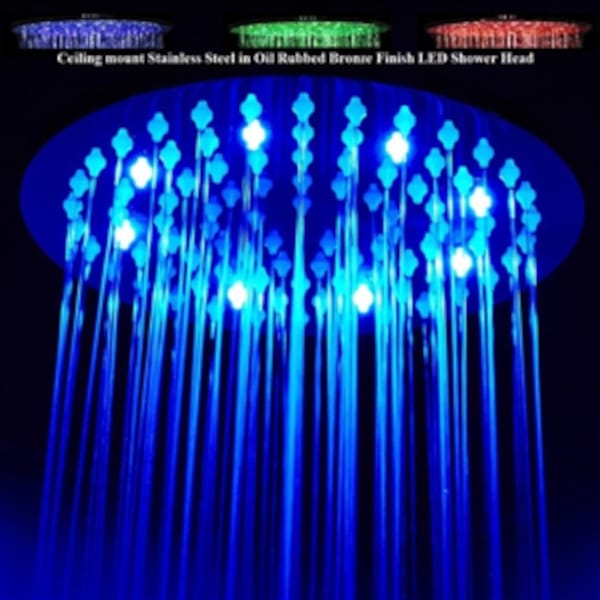 Круглая потолочная Светодиодная насадка для душа Fontana Showers AcquaVita ARCH-00146772 - Вид №1