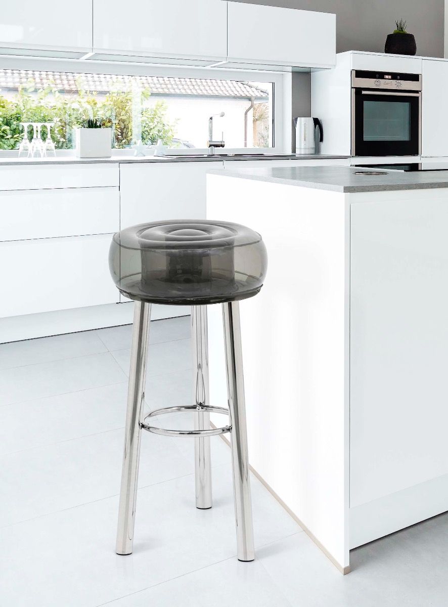 MOJOW Барный стул FLOOFY Черный TAFLCIXLEKO04NC  - Вид №1