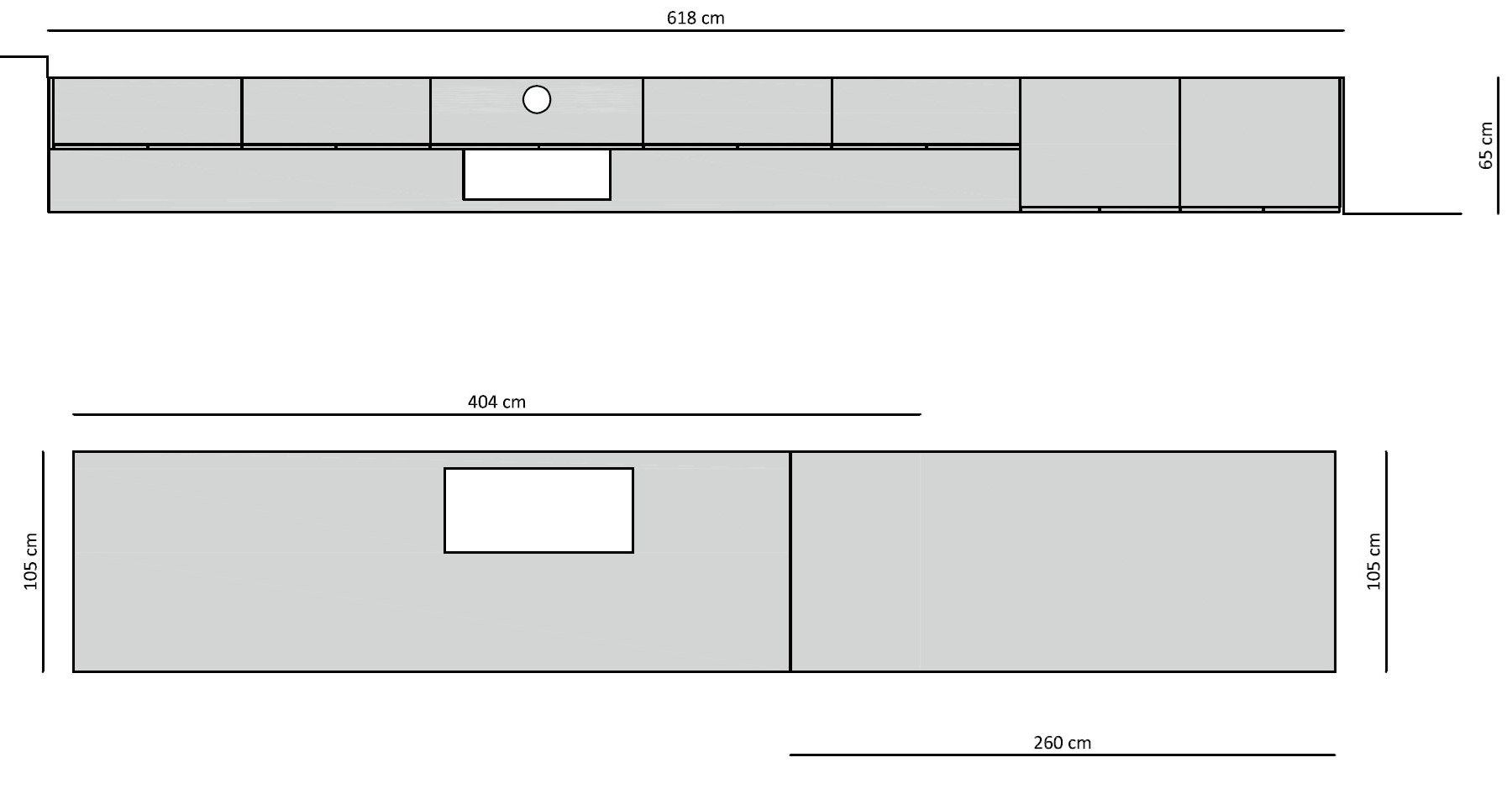 Двусторонняя линейная кухня с островом и соседним столом TM Italia Cucine ARCH-00018862 - Вид №7