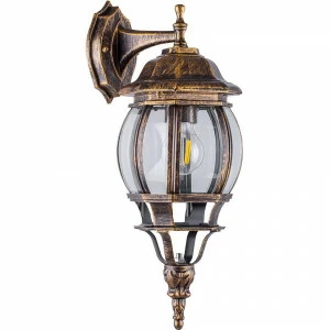 Уличный светильник настенный 42х16х19,5 см черное золото "Классика" 11245 FERON ПОД СТАРИНУ, ФОНАРЬ 00-3955879 Золото