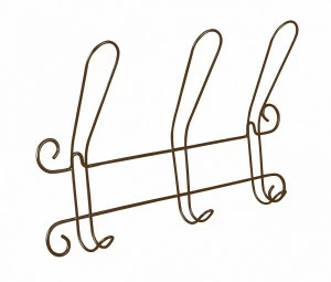 Вешалка Настенная Graciya zavit коричневая SHEFFILTON ДИЗАЙНЕРСКИЕ 015074 Коричневый