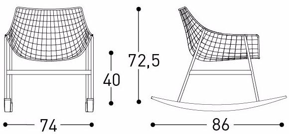 Varaschin Садовое кресло-качалка Summer set 2426 - Вид №2