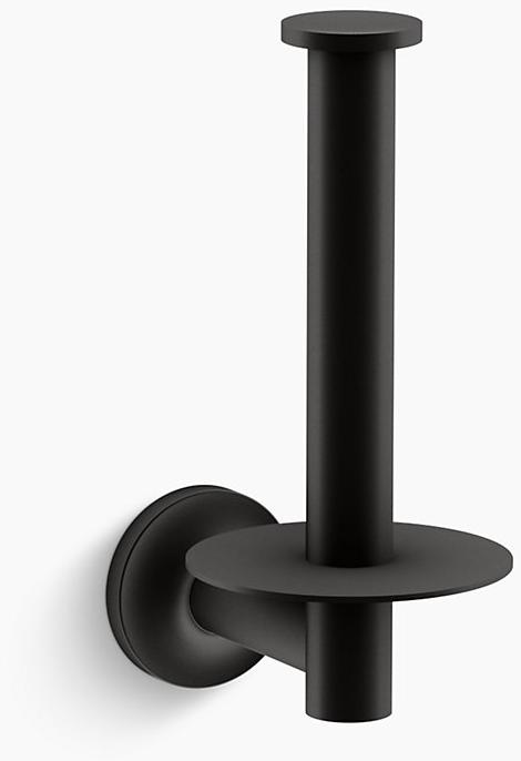 KOHLER Purist Вертикальный держатель туалетной бумаги K-14444-BL 