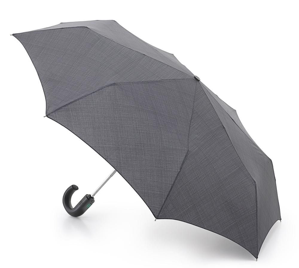 G834-2250 Мужской зонт автомат G834 Open/Close WeaveGrey Fulton 