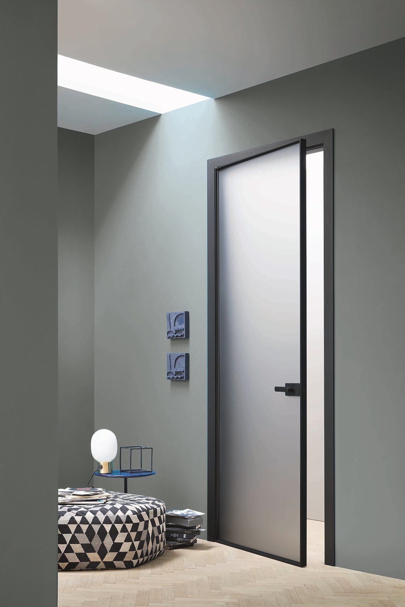 Алюминиевая распашная дверь с выдвижными петлями Lualdi двери ARCH-00080999 - Вид №2