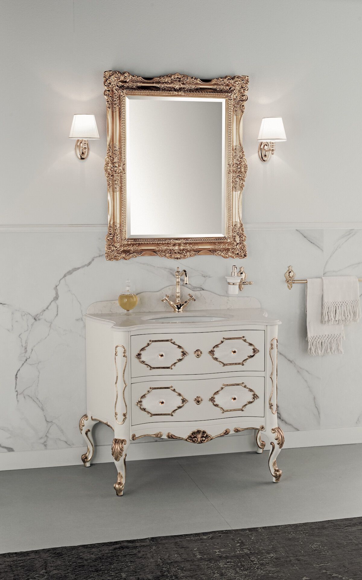 Напольный умывальник с ящиками Gaia Mobili Classic ARCH-00096127 - Вид №1