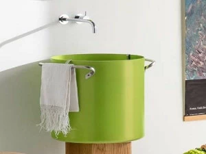 Подвесная раковина настенная овальная Rapsel Chef белая