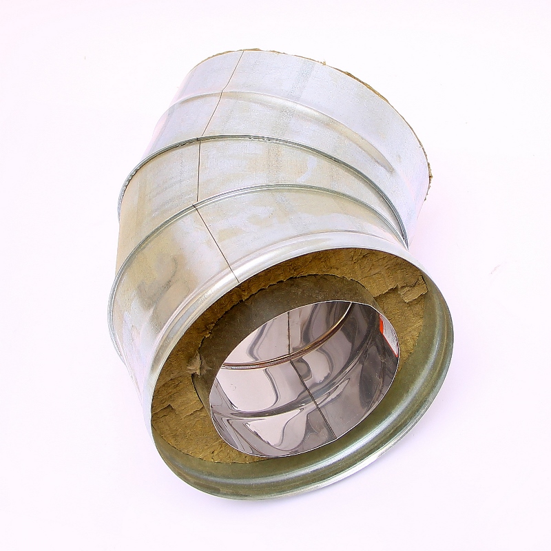 Сэндвич-колено 135" Ferrum Ф180х280 оцинкованная сталь (430/0,5мм) FD07180N4FC - Вид №3