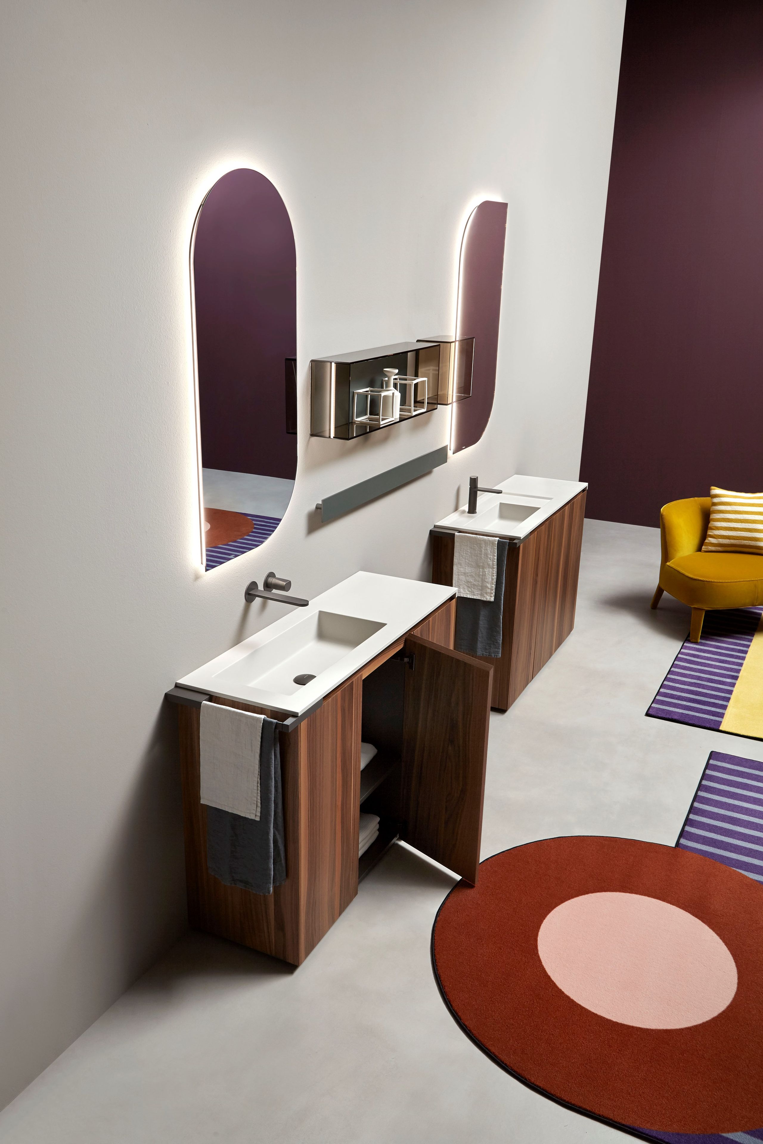 Напольный умывальник с дверцами Antoniolupi Piana ARCH-00004523 - Вид №6