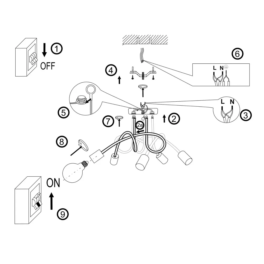 РОССВЕТ Гольфстрим - потолочная люстра в неоклассическом стиле 89426673 STLM-1578064 - Вид №14