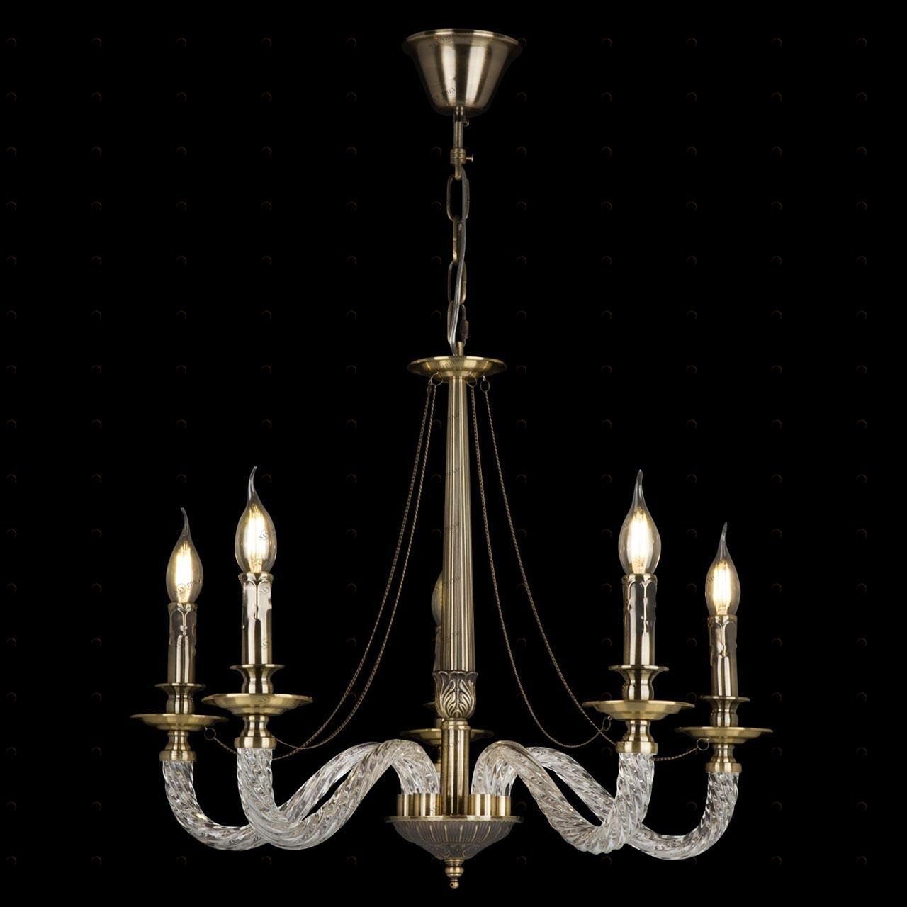 Подвесная люстра Freya Charis FR2007PL-05BZ FREYA ДИЗАЙНЕРСКИЕ, CHARIS 279378 Бронза 