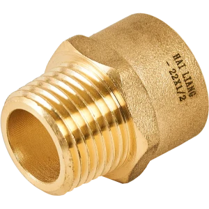 Муфта переходная Hailiang ø1/2"x22 мм наружная резьба медь 88673236 STLM-2174465