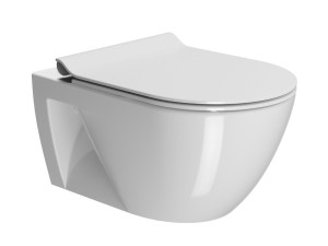 Керамический подвесной туалет без бриды