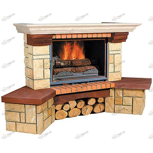 Каминная облицовка Bella Italia PRINCESSA угловая 1836