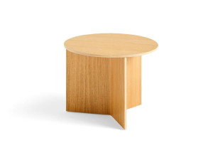 Круглый деревянный журнальный столик