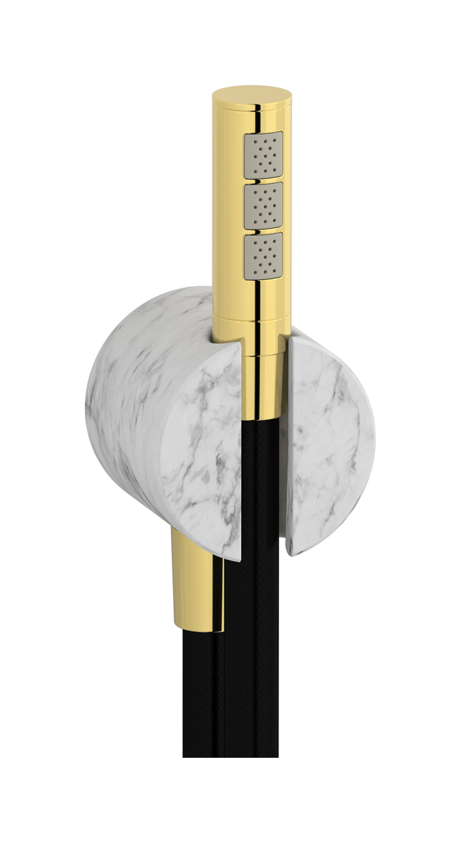 Дуплекс Marmo, белый мрамор WE ARE IB ol200is Gold Shower