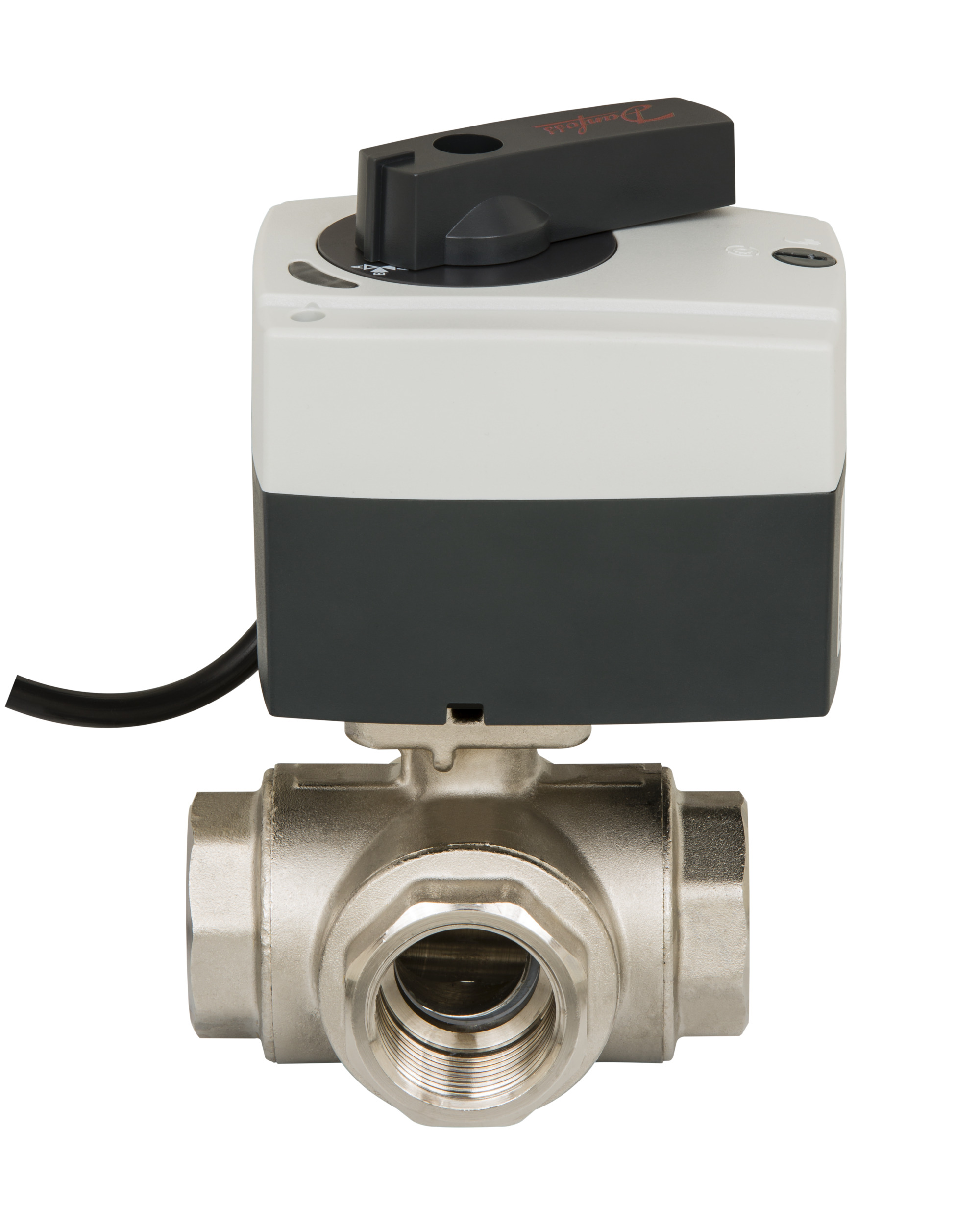 Danfoss Клапаны двухпозиционные шаровые с электроприводом AMZ 112 — проходной, AMZ 113 — трехходовой AMZ 112 кран шар 2х поз Ду40 э/п 230В 082G5410  - Вид №20