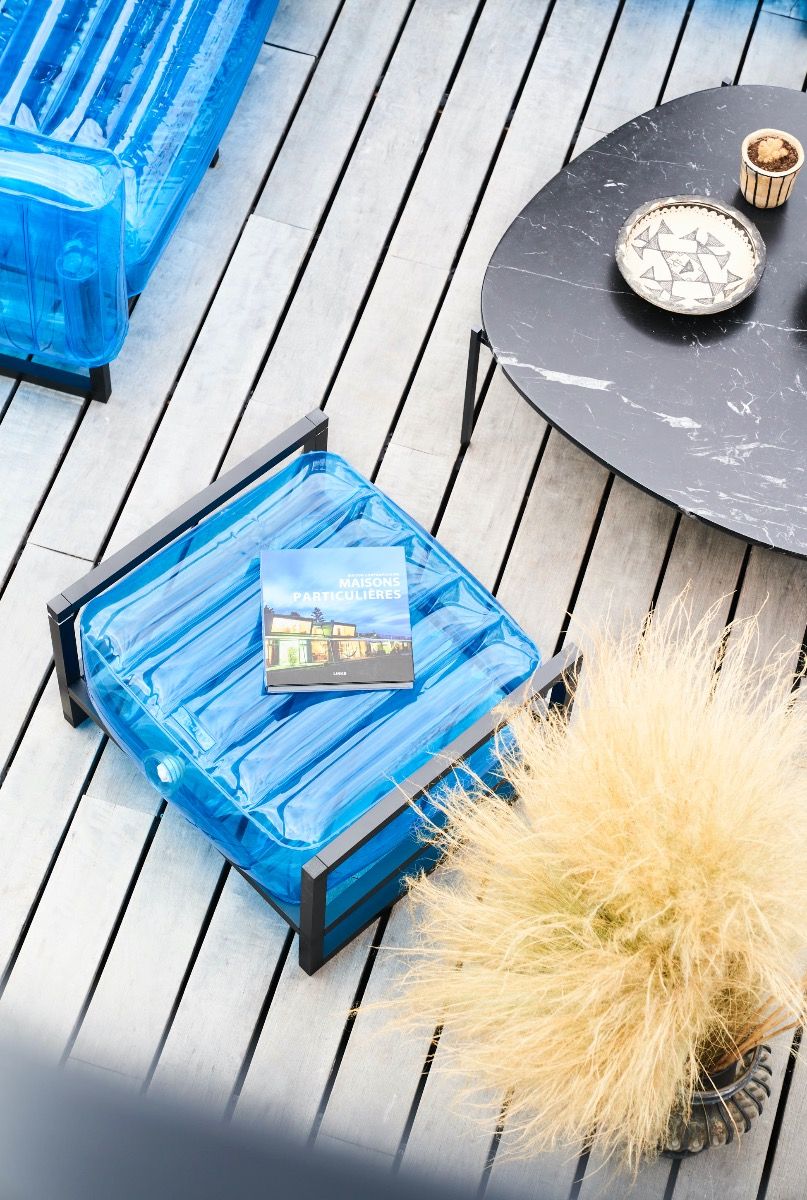 MOJOW EKO WOOD пуф Синий PYKCBEKO19BC YOKO - Вид №1